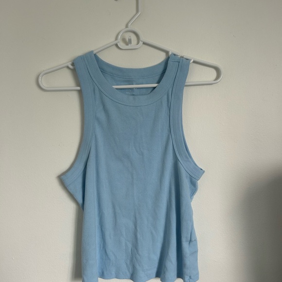 Old Navy Blue and Black Sleeveless Tank Tops with Cut Out Design - Picture 2 of 5